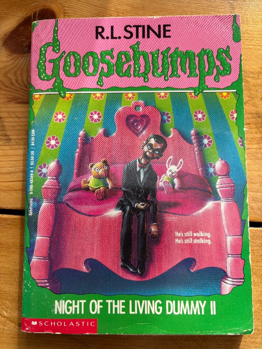 VTG '95 Goosebumps #31: Night of the Living Dummy II by RL Stine